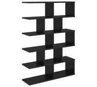 Yisssmeng Étagère Murale 12 Compartiments Chêne Noir 70x20x100cm | Meuble de rangement suspendu à 12 niches pour salon et bureau, structure en bois d'ingénierie robuste supportant 30 kg.
