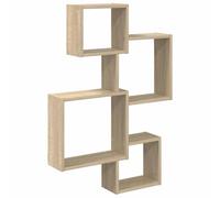 Yisssmeng Étagère murale cubique en chêne Sonoma 64 x 13,5 x 91,5 cm