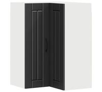 Yisssmeng Façade de lave-vaisselle Lucca - Noir - 57 x 57 x 80 cm - Façade de cuisine en bois - Pour lave-vaisselle - Meuble de cuisine modulaire - Design moderne pour la cuisine encastrée