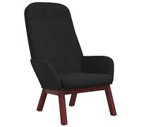 Yisssmeng Fauteuil relax en velours noir 70 x 77 x 98 cm avec cadre en métal et bois, design moderne et coin de lecture confortable pour salon, chambre à coucher, salon