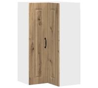 Yisssmeng Kalmar - Armoire de cuisine - Chêne artisanal - 57 x 57 x 100 cm - Commode d'angle - Solution de rangement généreuse avec ligne moderne et stabilité - Pour cuisine, salle à manger et couloir