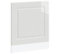 Yisssmeng Kalmar Panneau de lave-vaisselle 60 cm de large Blanc brillant Panneau avant en bois 60 x 1,5 x 57 cm