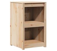 Yisssmeng MEPPEL Armoire de cuisine en pin massif aspect chêne marron, commode de cuisine avec espace de rangement, 55 x 55 x 92 cm, armoire de cuisine moderne en bois, design minimaliste pour la
