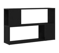 Yisssmeng Meuble TV bas - Noir - 100 x 24 x 63 cm - Montage mural - En bois moderne - Design - Espace de rangement pour salon, bureau, couloir