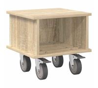 Yisssmeng Meuble TV Chêne Sonoma 37 x 35 x 35 cm Bois d'Ingénierie | Adapté pour optimiser l'espace du salon, ce meuble bas compact offre des compartiments pratiques pour décodeurs.