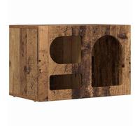 Yisssmeng Meuble TV en Bois d'Ingénierie 60x35x40 cm, 3 Étagères | Banc TV bas avec 3 compartiments ouverts pour salon et chambre, idéal pour ranger décodeur et console.