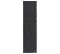 Yisssmeng Paillasson 100 x 400 cm, anthracite, en mélange de polypropylène robuste, design moderne, robustesse et durabilité, dos en gel antidérapant, facile d'entretien, pour salon, couloir et
