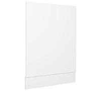 Yisssmeng Panneau de lave-vaisselle Lyon blanc, façade pour lave-vaisselle 45 x 3 x 67 cm, revêtement pour lave-vaisselle encastrable en bois durable, panneau avant discret pour meubles de cuisine
