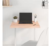 Yisssmeng Plateau de rechange, 60 x 60 cm, en chêne massif non traité, bord naturel fait à la main, bureau ou table d'appoint pour la maison, le bureau, les jeux, le lieu de couture et la cuisine