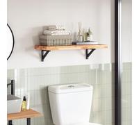 Yisssmeng Plateau de table 100 x 30 x 4 cm en bois massif d'acacia non traité pour bureau, table de jeu, table d'appoint, cuisine, bureau, petit appartement