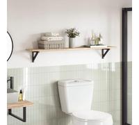 Yisssmeng Plateau de table 140 x 20 x 2 cm en bois d'acacia massif marron, rectangulaire, plateau en bois non traité pour bureau, bureau, table de jeu, table d'appoint, secrétaire dans le salon