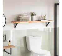 Yisssmeng Plateau de table 140 x 30 x 4 cm en bois d'acacia massif rectangulaire non traité à personnaliser soi-même - Bureau moderne - Table de jeu - Table latérale pour la maison, le bureau, le