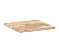 Yisssmeng Plateau de table - 40 x 40 cm - En bois massif d'acacia non traité - Pour petit bureau de jeu, cuisine, bureau, maison, salon