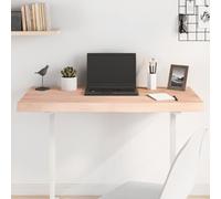 Yisssmeng Plateau de table de rechange, 100 x 50 cm, en chêne massif, bord naturel, non traité, pour bureau, maison, bureau, cuisine, meuble d'appoint
