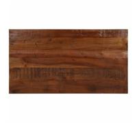 Yisssmeng Plateau de table rectangulaire en bois massif vieilli 120 x 70 x