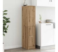 Yisssmeng Rustic Apothecary Armoire de rangement en bois de chêne artisanal avec 4 tiroirs profonds Capacité 60 kg Pour salon, cuisine, bureau 30 x 41 x 144,5 cm