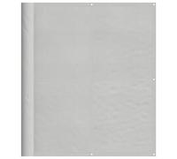 Yisssmeng Store brise-vue pour balcon - 120 x 300 cm - Gris clair - Résistant aux intempéries - En 100 % polyester Oxford avec revêtement en polyuréthane - Matériau robuste pour une utilisation en