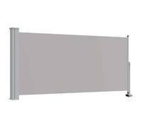 Yisssmeng Store latéral extensible 120 x 300 cm gris - Brise-vue vertical pour balcon en polyester résistant aux UV avec cadre revêtu par pulvérisation - Design moderne peu encombrant