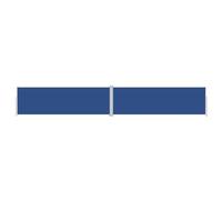 Yisssmeng Store latéral extensible bleu 160 x 1000 cm avec fonction retour automatique en polyester résistant aux UV Protection contre les intempéries pour balcon, terrasse et jardin