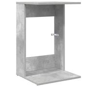 Yisssmeng Table d'Appoint Gris Béton 40 x 38 x 62,5 cm Bout de Canapé | Meuble de salon rectangulaire et moderne, pratique comme support pour vos boissons ou livres à côté du canapé.