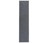 Yisssmeng Tapis anti-salissures, gris, 100 x 450 cm, design moderne, matériau robuste avec surface en feutre aiguilleté, dos en gel antidérapant, pour couloir, cuisine, salon, chambre à coucher et