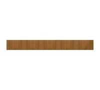 Yisssmeng Tapis en bambou marron 60 x 500 cm rectangulaire avec dessous antidérapant, design moderne et aspect naturel, robuste et durable pour salon, chambre à coucher, cuisine et couloir