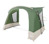 Yisssmeng Tente de caravane pour 5 personnes, grande tente de camping avec barres pour aventures en plein air, auvent de jardin 410 x 275 x 245 cm, tente de groupe stable en vert, montage facile