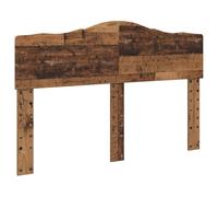 Yisssmeng Tête de lit aspect bois vieilli - Tête de lit moderne - 153 x 90 cm - Panneau mural stable pour chambre à coucher - Paroi arrière rustique avec dos fini