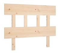 Yisssmeng Tête de lit classique en pin massif - 93,5 x 3 x 81 cm - Tête de lit classique pour lit simple et lit d'appoint - Tête de lit rustique en bois naturel non traité - Style maison de campagne