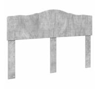 Yisssmeng Tête de lit pour lit de 160 cm de large - Panneau de lit moderne en bois gris béton - Paroi arrière intemporelle pour chambre à coucher et chambre d'amis, 163 x 3 x 90 cm