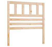 Yisssmeng Tête de lit rustique en bois massif de pin naturel - 81 x 4 x 100 cm - Pour cadre de lit sans dossier - Dossier de lit élégant en bois de pin non traité