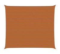 Yisssmeng Voile d'ombrage - 7 x 6 m - Angle droit - Robuste - En tissu Oxford - Pour jardin, terrasse et balcon - Protection contre le vent et l'ombre - Orange marron
