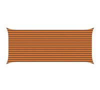 Yisssmeng Voile d'ombrage à angle droit - 6 x 2,5 m - Orange et marron - Voile d'ombrage robuste - 100 % polyester Oxford - Distributeur d'ombre durable pour terrasse, jardin et balcon