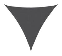 Yisssmeng Voile d'ombrage anthracite 2 x 2 x 2 m triangulaire en 100 % polyester Oxford avec revêtement PU résistant aux UV et matériau robuste pour une utilisation en extérieur résistant aux