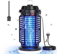 YISSVIC Lampe Anti-Moustique Électrique 4200V avec Lumière LED, Imperméable IPX4, Piège à Moustiques UV pour Jardin Extérieur et Intérieur