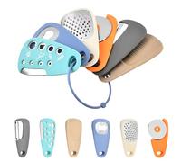 Yistoi Lot de 6 ustensiles de cuisine, moulin à ail, gingembre, en acier inoxydable, ustensiles de cuisine, éplucheur de fruits, décapsuleur, moulin à gingembre, découpe-herbes, etc