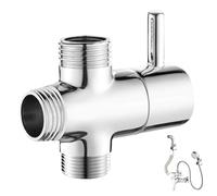 Yistoi Robinet 3 Voies, Inverseur Douche, Vanne Eau Connectée, Cuivre Massif, Facile à Installer, Étanchéité Élevée, Contrôle Délicat du Débit D'eau, Adapté à la Cuisine, à la Salle de Bains