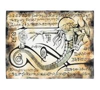 YISUMEI - Couverture polaire douce - Les rituels de Cthulhu, jeté de lit pour canapé ou lit, Coton mélangé, Couleur 1, 125 x 150 cm