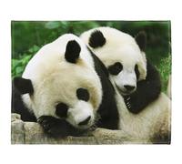 YISUMEI - Couverture polaire douce - Panda géant personnalisé, 150 x 200 cm, jeté de lit ou canapé