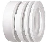 YISUMEI Lot de 4 rouleaux de ruban adhésif double face pour cadeaux, photos, documents, papier peint, scrapbooking, travaux manuels, ruban, 100 mètres de long, 25 mm/12 mm/6 mm