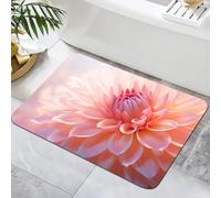YISUMEI Tapis de bain antidérapant 40 x 60 cm - Lavable - Séchage rapide - Pour douche, baignoire, décoration WC (fleurs 1)