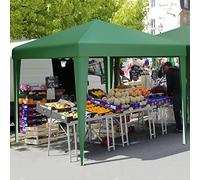 YITAHOME 3x3M Instant Heavy Duty Pop Up Gazebo, Folding Garden Camping Party Tent Canopy Marquee with Roller Bag, Stakes and Ropes for Patio Markets Beach