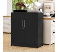 YITAHOME Armoire de classement - Acier allié - Blanc