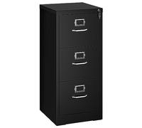 YITAHOME classeurs, Acier allié, Noir, 45,8 x 45 x 103cm(L x W x H)