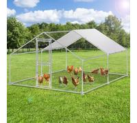 YITAHOME Enclos Poulailler 12 m² Enclos Poule Parc grillagé 3×4M Acier galvanisé