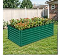 YITAHOME Jardinière- 180x90x60cm - Métal jardin- Vert