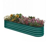YITAHOME Jardinière- 240x61x43cm - Métal jardin- Vert