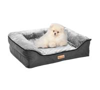 YITAHOME Panier pour Chien - Lavable Lit Chien - 71x58cm - Gris