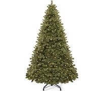 YITAHOME Sapin de Noël Artificiel 182 cm avec 250 LED, Environ 880 Pointes, Sapin réaliste avec Cadre Pliant et Support en métal, Montage Rapide pour Maison et magasins, 182 x Φ110 cm