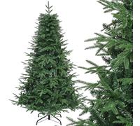 YITAHOME Sapin de Noël Artificiel Premium 182 cm, Environ 900 Pointes en PE moulé par Injection et PVC, Sapin réaliste avec Cadre Pliant et Support en métal, Montage Rapide pour Maison, 182 x Φ90 cm